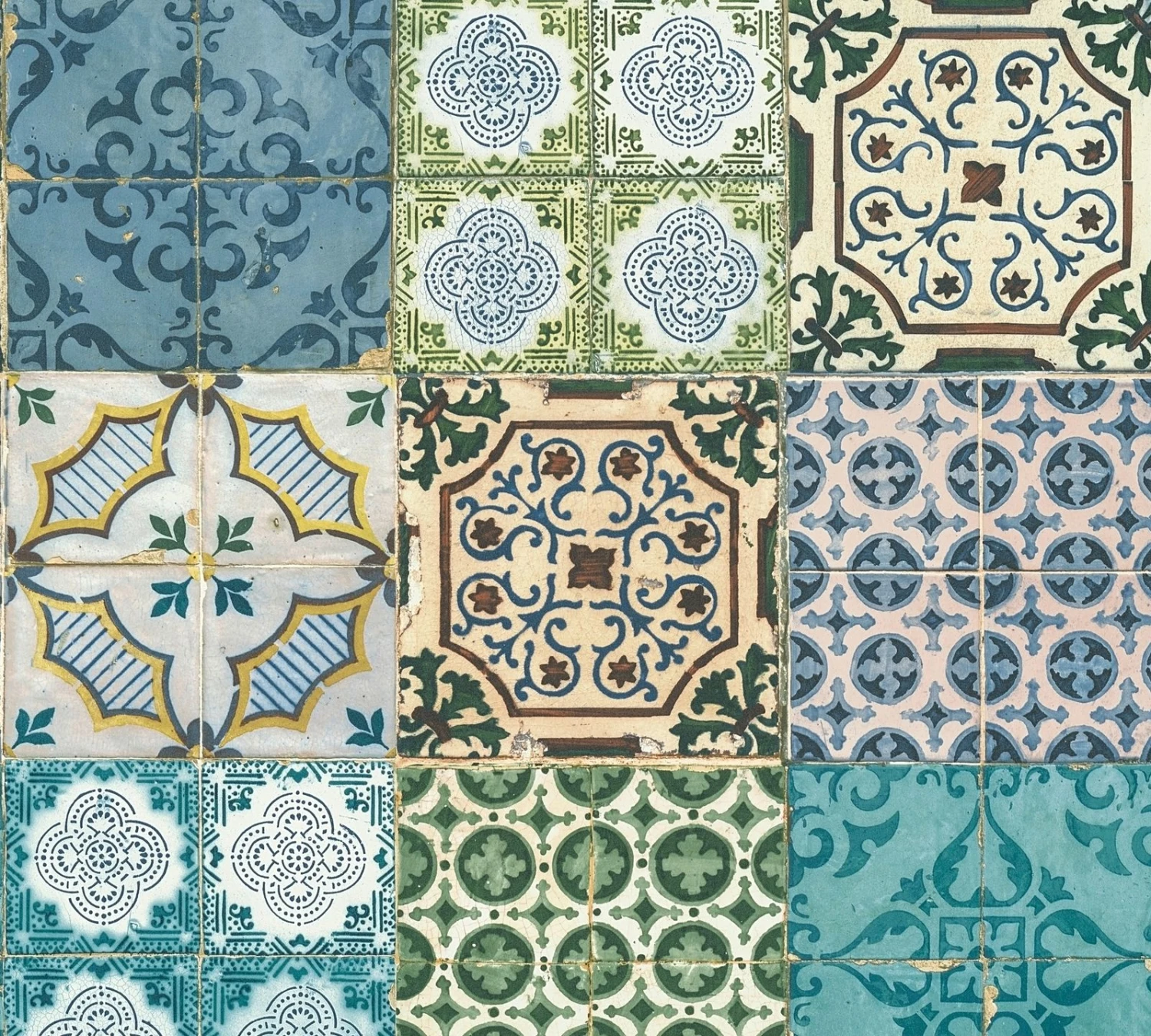 Tapete Selbstklebend blau bunt Kacheln Ethno 368411 Tapete Selbstklebend Blau Bunt Kacheln Ethno 368411 -livingwalls Tapeten Tapete Selbstklebend blau bunt Kacheln Ethno 368411 63203743 4