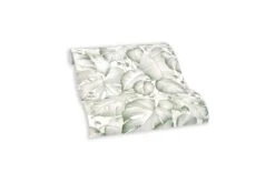 Tapete Selbstklebend Weiß Grün Dschungel Blätter 368391