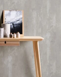 Tapete Vlies 37412-2 Einfarbig Meliert Hellgrau -livingwalls Tapeten Tapete Vlies 37412 2 Einfarbig meliert hellgrau 63202684