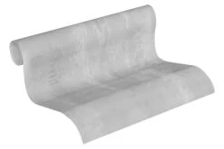 Tapete Vlies 37412-2 Einfarbig Meliert Hellgrau