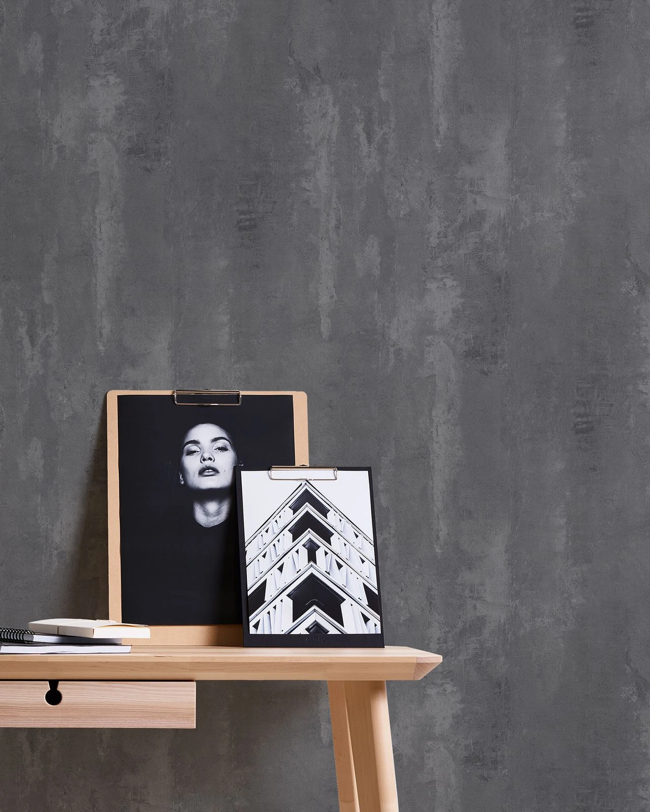 Tapete Vlies 37412-3 Einfarbig meliert dunkelgrau Tapete Vlies 37412-3 Einfarbig Meliert Dunkelgrau -livingwalls Tapeten Tapete Vlies 37412 3 Einfarbig meliert dunkelgrau 63202685