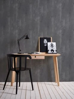 Tapete Vlies 37412-3 Einfarbig Meliert Dunkelgrau 4 Tapete Vlies 37412-3 Einfarbig Meliert Dunkelgrau -livingwalls Tapeten Tapete Vlies 37412 3 Einfarbig meliert dunkelgrau 63202685 2