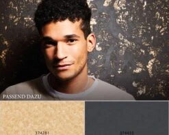 Tapete Vlies 37413-2 Barock-Design Schwarz Gold -livingwalls Tapeten Tapete Vlies 37413 2 Barock Design schwarz gold 63202688 1