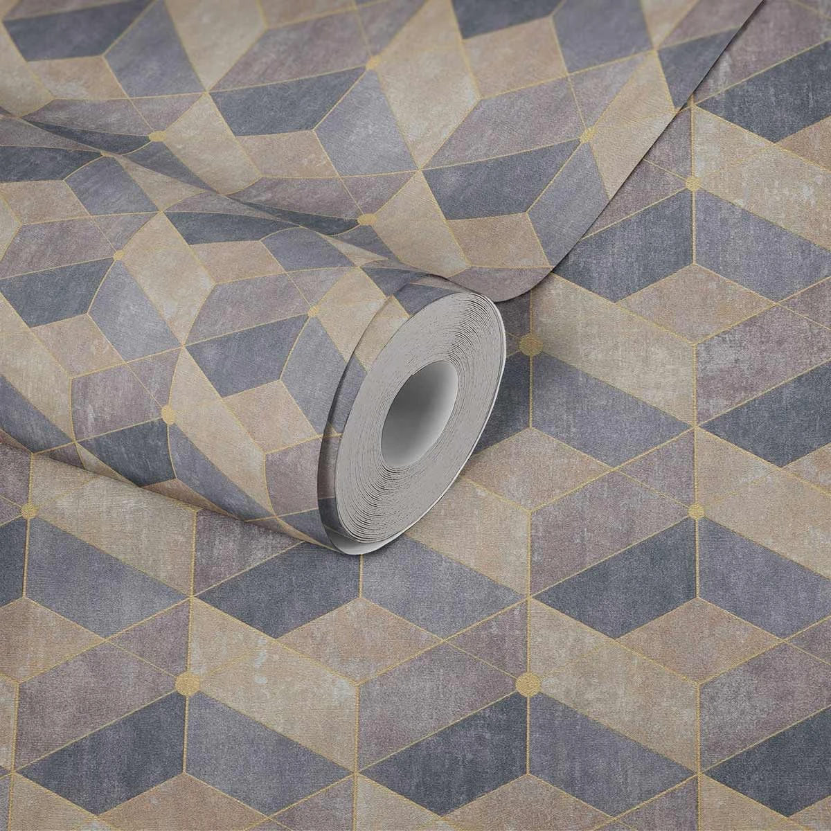 Tapete Vlies 3D-Effekt Grafisch beige gold 38202-2 Tapete Vlies 3D-Effekt Grafisch Beige Gold 38202-2 -livingwalls Tapeten Tapete Vlies 3D Effekt Grafisch beige gold 38202 2 63209733 4