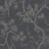 Tapete Vlies Bäume Floral Schwarz Metallic 37867-2