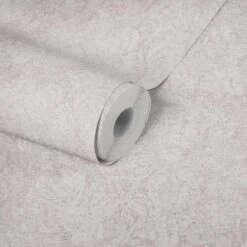 Tapete Vlies Barock Klassisch Rosa Weiß Grau 38093-3