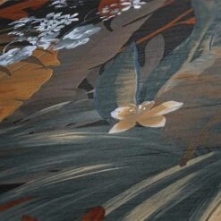 Tapete Vlies Dschungel Blätter Rot-braun Blau 38522-3 -livingwalls Tapeten Tapete Vlies Dschungel Blaetter rot braun blau 38522 3 63210475 2