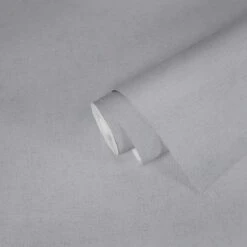 Tapete Vlies Einfarbig Struktur Grau Glitzer 38197-2