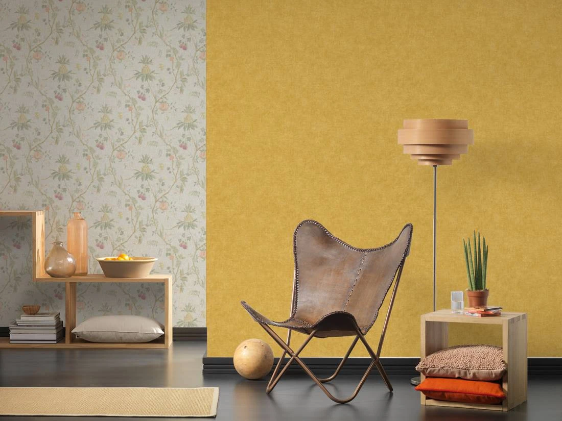 Tapete Vlies Einfarbig Used-Look gelb 36721-3 Tapete Vlies Einfarbig Used-Look Gelb 36721-3 -livingwalls Tapeten Tapete Vlies Einfarbig Used Look gelb 36721 3 19 1