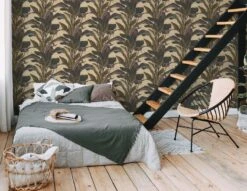 Tapete Vlies Floral Blätter Braun Gold Metallic 37862-4 4 Tapete Vlies Floral Blätter Braun Gold Metallic 37862-4 -livingwalls Tapeten Tapete Vlies Floral Blaetter braun gold Metallic 37862 4 63206699 5