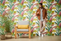 Tapete Vlies Floral Blätter Grün Rot Weiß 37862-1 3 Tapete Vlies Floral Blätter Grün Rot Weiß 37862-1 -livingwalls Tapeten Tapete Vlies Floral Blaetter gruen rot weiss 37862 1 63206696 3