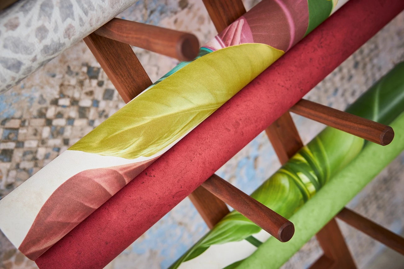 Tapete Vlies Floral Blätter grün rot weiß 37862-1 Tapete Vlies Floral Blätter Grün Rot Weiß 37862-1 -livingwalls Tapeten Tapete Vlies Floral Blaetter gruen rot weiss 37862 1 63206696 4