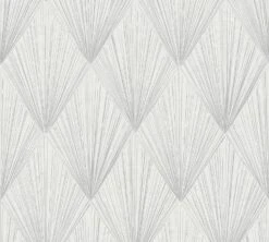 Tapete Vlies Geometrisch Grau Silber Metallic 37864-1