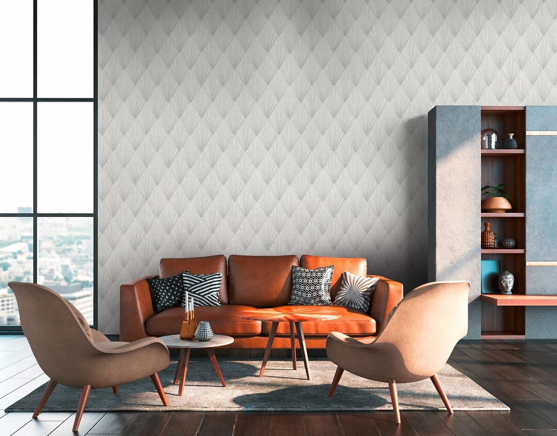 Tapete Vlies Geometrisch grau silber Metallic 37864-1 Tapete Vlies Geometrisch Grau Silber Metallic 37864-1 -livingwalls Tapeten Tapete Vlies Geometrisch grau silber Metallic 37864 1 63206704 2