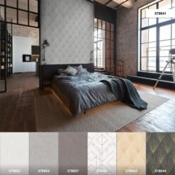 Tapete Vlies Geometrisch Grau Silber Metallic 37864-1 5 Tapete Vlies Geometrisch Grau Silber Metallic 37864-1 -livingwalls Tapeten Tapete Vlies Geometrisch grau silber Metallic 37864 1 63206704 4