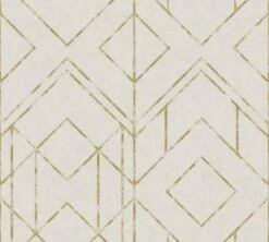 Tapete Vlies Grafik-Muster Beige Gold Metallic 37869-3