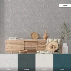 Tapete Vlies Grafisch Kreise Grau Metallic 37900-2 -livingwalls Tapeten Tapete Vlies Grafisch Kreise grau Metallic 37900 2 63206732 4