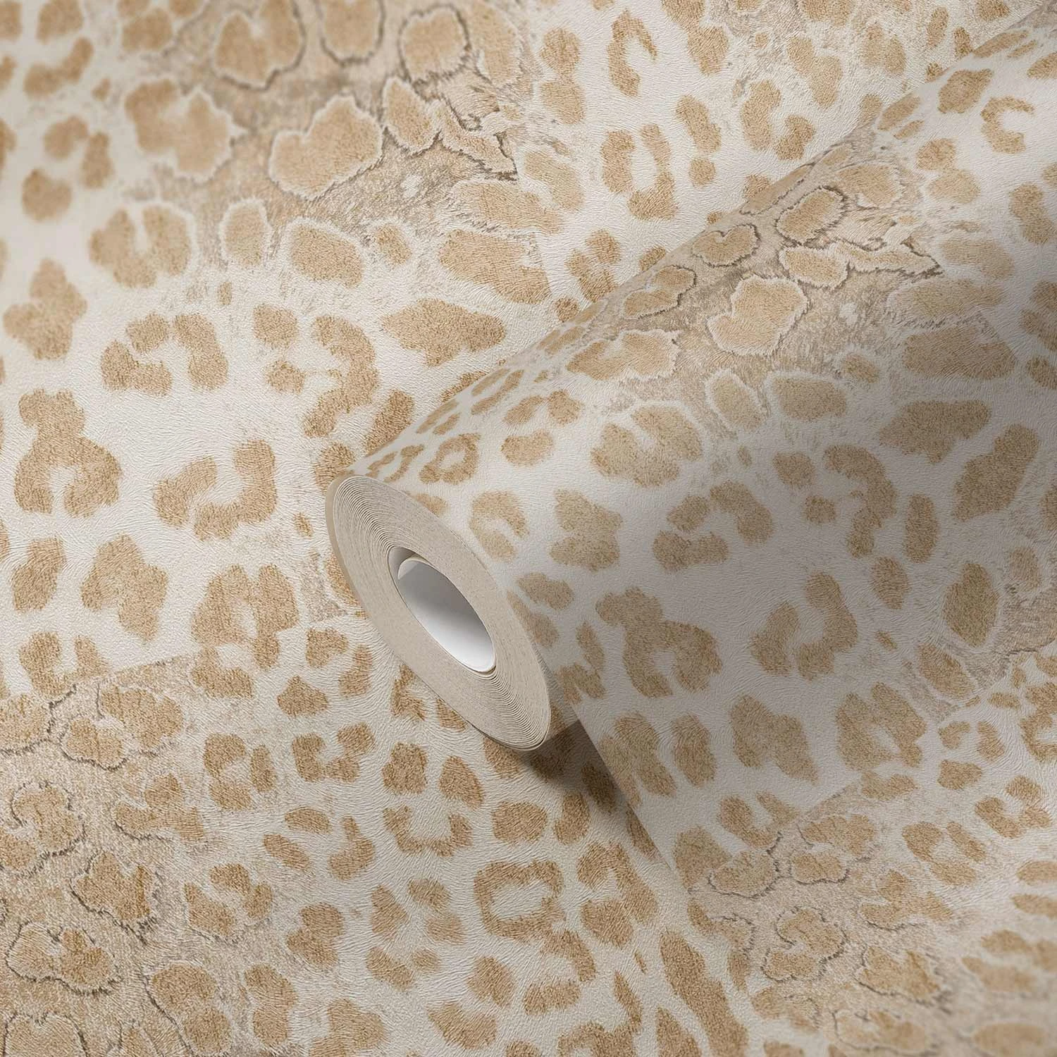 Tapete Vlies Kacheln Leopard beige creme Glanz 38523-1 Tapete Vlies Kacheln Leopard Beige Creme Glanz 38523-1 -livingwalls Tapeten Tapete Vlies Kacheln Leopard beige creme Glanz 38523 1 63210478 2