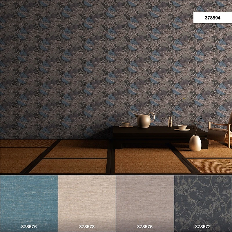 Tapete Vlies Koi Blätter blau kupfer Metallic 37859-4 Tapete Vlies Koi Blätter Blau Kupfer Metallic 37859-4 -livingwalls Tapeten Tapete Vlies Koi Blaetter blau kupfer Metallic 37859 4 63206685 4