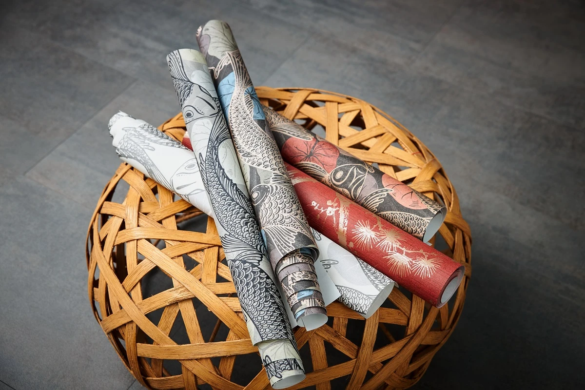 Tapete Vlies Koi Blätter blau kupfer Metallic 37859-4 Tapete Vlies Koi Blätter Blau Kupfer Metallic 37859-4 -livingwalls Tapeten Tapete Vlies Koi Blaetter blau kupfer Metallic 37859 4 63206685 5