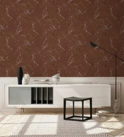 Tapete Vlies Marmor Design Braun Silber Glanz 37855-3 -livingwalls Tapeten Tapete Vlies Marmor Design braun silber Glanz 37855 3 63206670 5