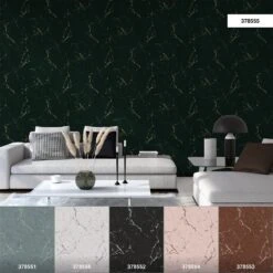 Tapete Vlies Marmor Design Dunkelgrün Gold Glanz 37855-5 -livingwalls Tapeten Tapete Vlies Marmor Design dunkelgruen gold Glanz 37855 5 63206672
