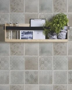 Tapete Vlies Neue Bude 37388-3 Kacheln Grau Weiß -livingwalls Tapeten Tapete Vlies Neue Bude 37388 3 Kacheln grau weiss 63202663 2