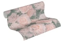 livingwalls Tapeten 18 Tapete Vlies Neue Bude 37402-1 Blüten Flieder-grau Rosa
