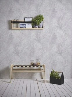 Tapete Vlies Neue Bude 37411-5 Farn Grau -livingwalls Tapeten Tapete Vlies Neue Bude 37411 5 Farn grau 63202682 6