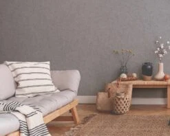 Tapete Vlies New Walls Einfarbig Grau 37395-1 -livingwalls Tapeten Tapete Vlies New Walls Einfarbig grau 37395 1 63202488 2