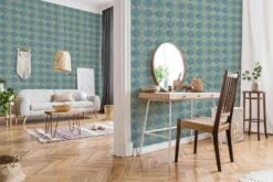 Tapete Vlies New Walls Fliesen Blau Blaßgrün 37421-4 -livingwalls Tapeten Tapete Vlies New Walls Fliesen blau blassgruen 37421 4 63202520