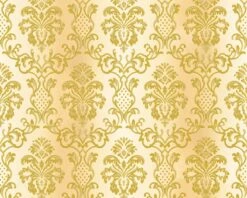 Tapete Vlies Ornament Barock Gold Glanz Hermitage 33545-2