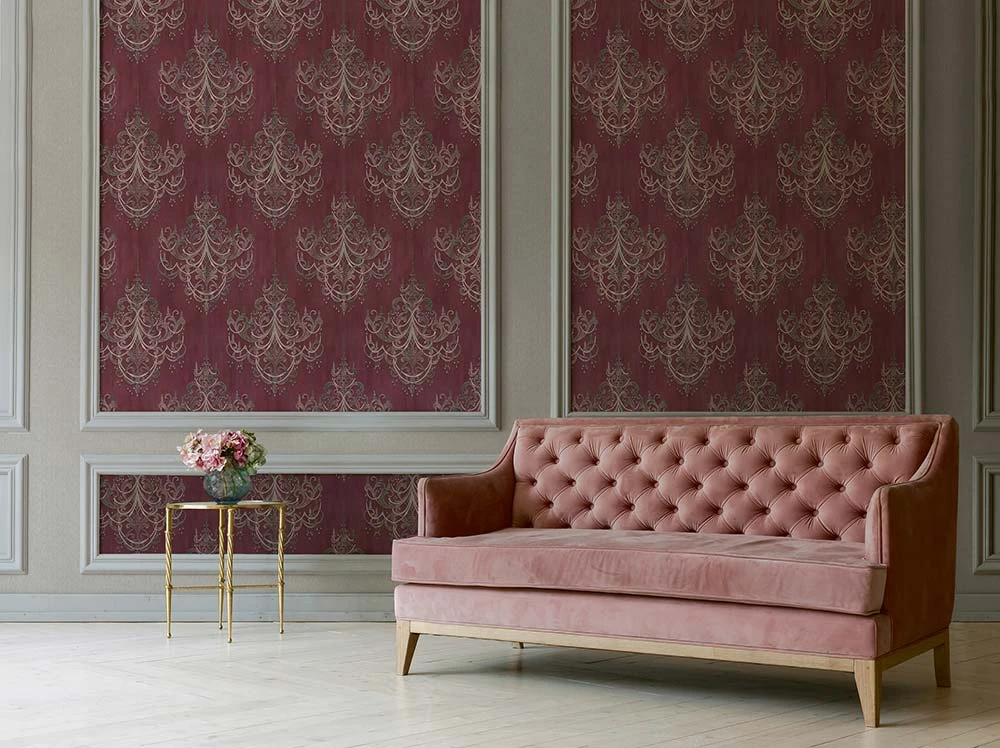 Tapete Vlies Ornamente Barock rot rosa gold 38096-3 Tapete Vlies Ornamente Barock Rot Rosa Gold 38096-3 -livingwalls Tapeten Tapete Vlies Ornamente Barock rot rosa gold 38096 3 63209839