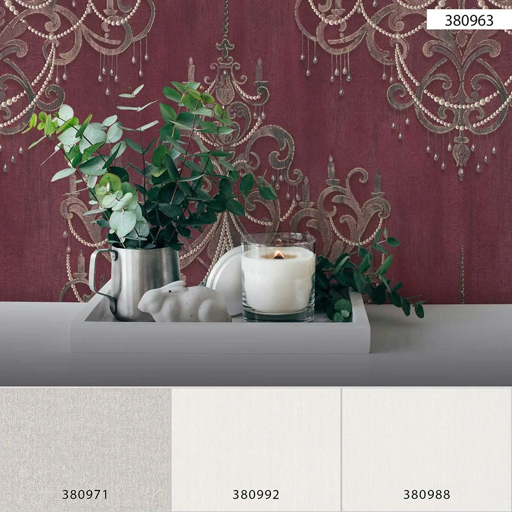 Tapete Vlies Ornamente Barock rot rosa gold 38096-3 Tapete Vlies Ornamente Barock Rot Rosa Gold 38096-3 -livingwalls Tapeten Tapete Vlies Ornamente Barock rot rosa gold 38096 3 63209839 4