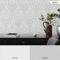 Tapete Vlies Ornamente Klassik Creme-weiß 38091-3 -livingwalls Tapeten Tapete Vlies Ornamente Klassik creme weiss 38091 3 63209818 1