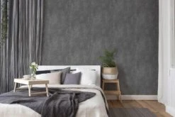 Tapete Vlies Putz-Optik Struktur Anthrazit Gold 38195-1 3 Tapete Vlies Putz-Optik Struktur Anthrazit Gold 38195-1 -livingwalls Tapeten Tapete Vlies Putz Optik Struktur anthrazit gold 38195 1 63209695