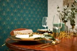 Tapete Vlies Retro Türkis Gold Metallic 37427-5 3 Tapete Vlies Retro Türkis Gold Metallic 37427-5 -livingwalls Tapeten Tapete Vlies Retro tuerkis gold Metallic 37427 5 63202546 1