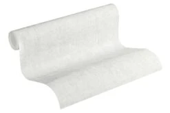 Tapete Vlies Struktur Einfarbig Grau Weiß 37423-1