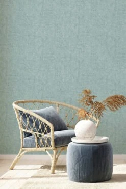 Tapete Vlies Struktur Einfarbig Pastelltürkis 37423-3 -livingwalls Tapeten Tapete Vlies Struktur Einfarbig pastelltuerkis 37423 3 63202527 1