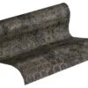 Tapete Vlies Grafisch Muster Anthrazit Schwarz Gold 37424-6