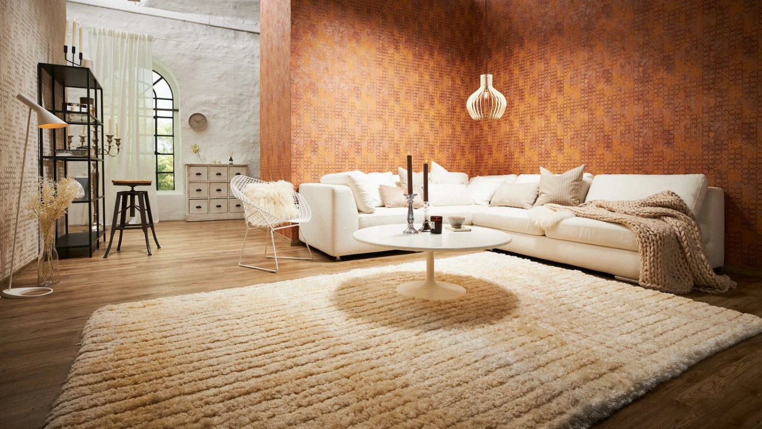 Tapete Vlies Grafisch Muster orange kupfer 37424-3 Tapete Vlies Grafisch Muster Orange Kupfer 37424-3 -livingwalls Tapeten Tapete Vlies engmaschige Grafik orange kupfer 37424 3 63202532