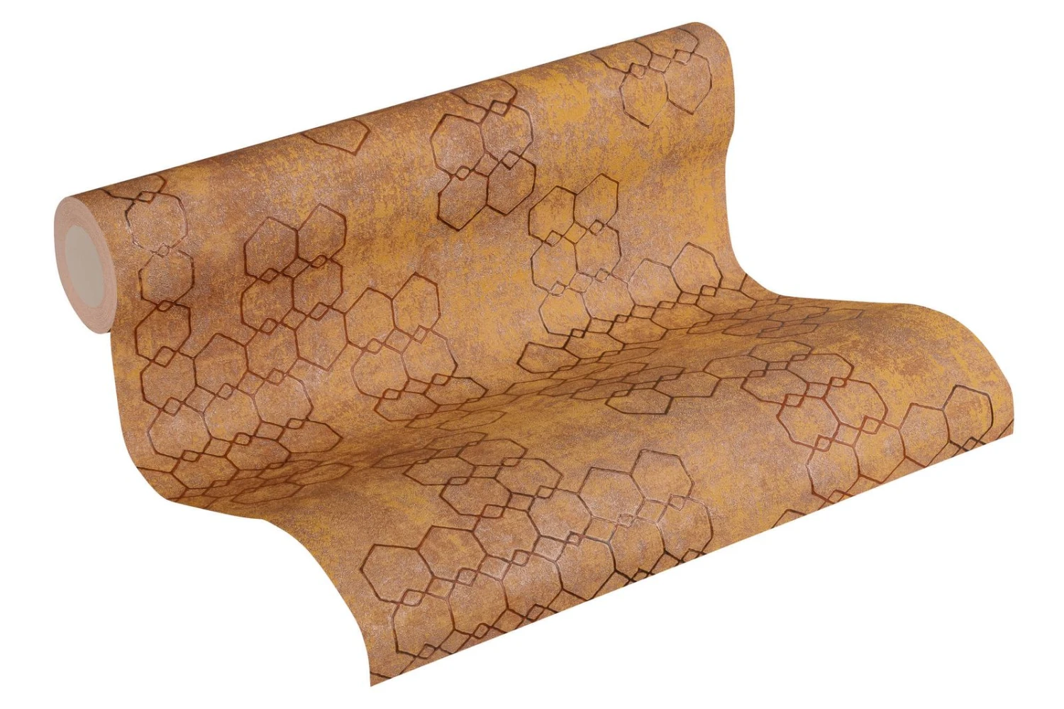 Tapete Vlies Grafisch Muster orange kupfer 37424-3 Tapete Vlies Grafisch Muster Orange Kupfer 37424-3 -livingwalls Tapeten Tapete Vlies engmaschige Grafik orange kupfer 37424 3 63202532 4