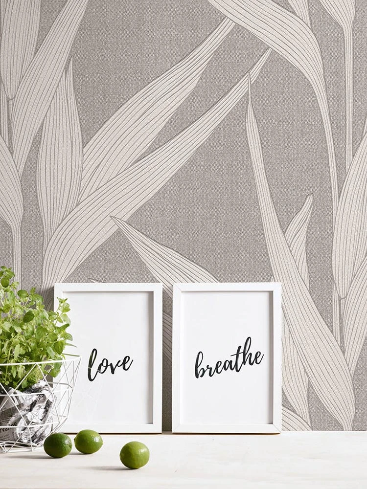 Vlies Tapete Blätter dunkelgrau Hygge livingwalls 36123-3 Vlies Tapete Blätter Dunkelgrau Hygge Livingwalls 36123-3 -livingwalls Tapeten Vlies Tapete Blaetter Natur dunkelgrau Hygge liv 2