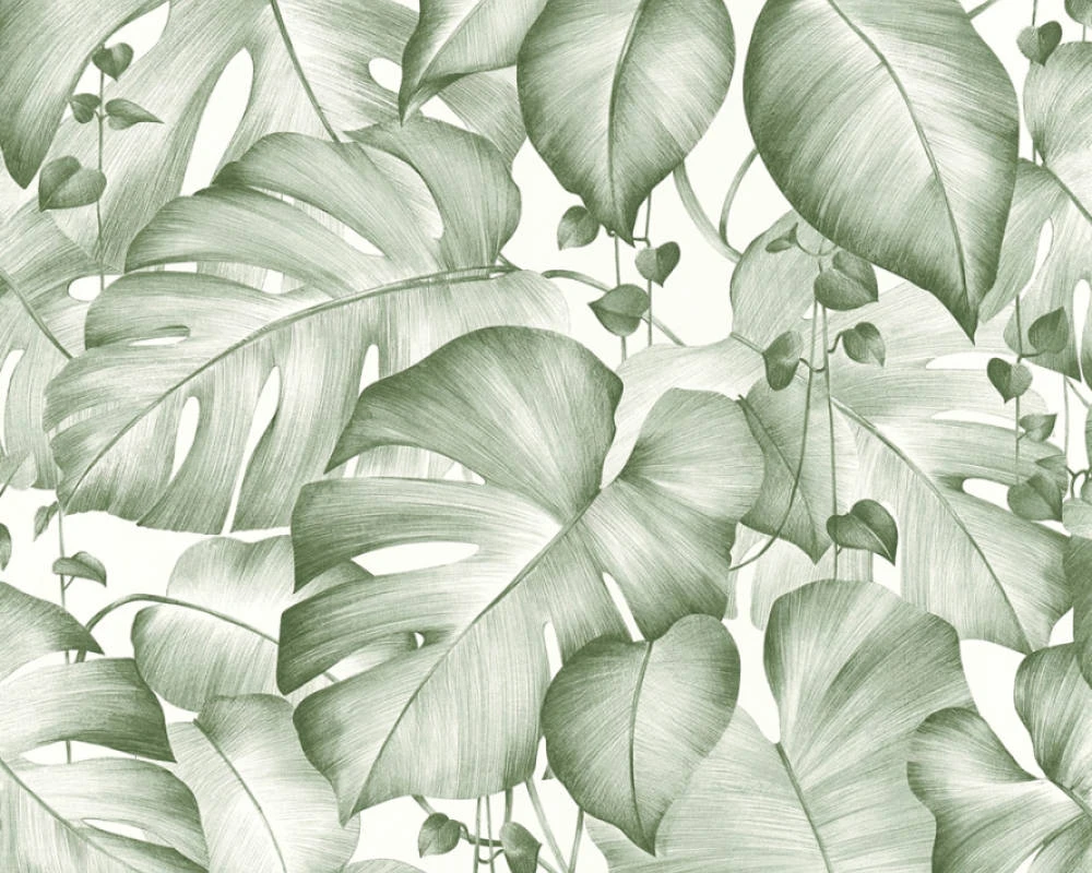 Vlies-Tapete Dschungel Natur weiß livingwalls 36627-2 Vlies-Tapete Dschungel Natur Weiß Livingwalls 36627-2 -livingwalls Tapeten Vlies Tapete Dschungel Natur weiss AS Creation 366