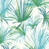 Vlies-Tapete Palmen Natur Grün Blau Livingwalls 36624-2