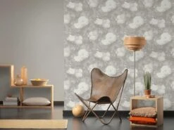 Vliestapete Blumen Vintage Grau 36921-4 -livingwalls Tapeten Vliestapete Blumen Vintage grau weiss 36921 4 191333 2