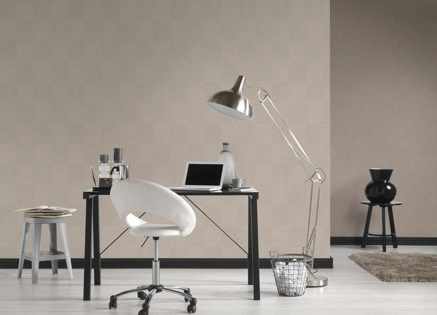 Vliestapete Grafik Raute beige grau 36926-2 Vliestapete Grafik Raute Beige Grau 36926-2 -livingwalls Tapeten Vliestapete Grafik Raute beige creme Glanz 36926 2 191357 3