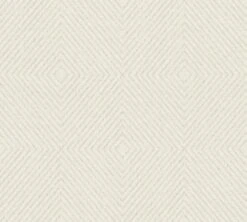 Vliestapete Grafik Raute Weißgrau Creme 36926-3