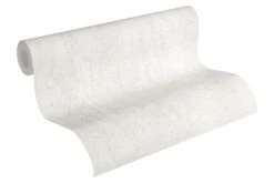 livingwalls Tapeten 30 Vliestapete Putz-Optik Weiß Grau 94426-4