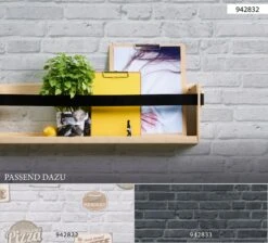 Vliestapete Stein-Optik Ziegelstein Klinker Grau 94283-2 -livingwalls Tapeten Vliestapete Stein Optik Ziegelstein Klinker grau 94283 2 137514 5